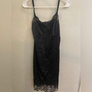 Vanity Fair lace and silk gown